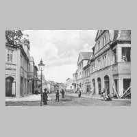 105-0195 Alte Postkarte von Tapiau.  Wiederaufbau der Altstrasse nach der Zerstoerung der Stadt durch die Russen 1914.jpg